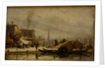 Venice near the railroad station, Noon, 1872 by Anonymous