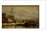 Venice near the railroad station, Noon, 1872 by Anonymous