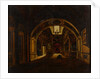 Inside view of the Lower church of Saint Basils Cathedral in Moscow, First half of the 19th cent by Anonymous