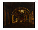 Inside view of the Lower church of Saint Basils Cathedral in Moscow, First half of the 19th cent by Anonymous