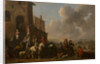 Preparing for the hunt, 1670s by Anonymous