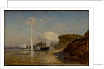 The Action of Nikolai Skrydlov on the Danube, 1881 by Anonymous