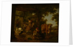 On the farm, A scene from rural life, Second Half of the 18th cen by Anonymous