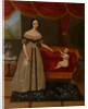 Portrait of Elizaveta Andreevna Yurievich with son Nikolai, 1838 by Anonymous