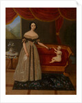 Portrait of Elizaveta Andreevna Yurievich with son Nikolai, 1838 by Anonymous