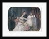 Portrait of Grand Duchess Alexandra Iosifovna of Saxe-Altenburg with children by Anonymous