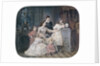 Portrait of Grand Duchess Alexandra Iosifovna of Saxe-Altenburg with children by Anonymous