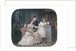 Portrait of Grand Duchess Alexandra Iosifovna of Saxe-Altenburg with children by Anonymous