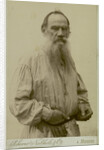 Portrait of the author Count Lev Nikolayevich Tolstoy by Anonymous