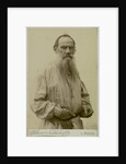 Portrait of the author Count Lev Nikolayevich Tolstoy by Anonymous