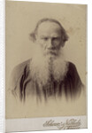Portrait of the author Count Lev Nikolayevich Tolstoy by Anonymous