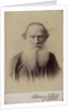 Portrait of the author Count Lev Nikolayevich Tolstoy by Anonymous