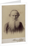 Portrait of the author Count Lev Nikolayevich Tolstoy by Anonymous