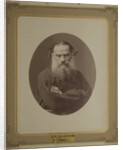 Portrait of the author Count Lev Nikolayevich Tolstoy by Anonymous