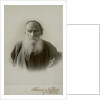 Portrait of the author Count Lev Nikolayevich Tolstoy by Anonymous
