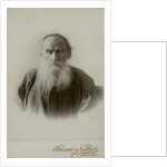 Portrait of the author Count Lev Nikolayevich Tolstoy by Anonymous