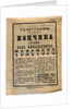 The announcement of Lev Tolstoys death in a newspaper, November 7, 1910 by Anonymous