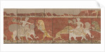 Wall painting from the Red Hall of the Palace in Varakhsha. Fragment by Anonymous