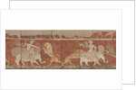 Wall painting from the Red Hall of the Palace in Varakhsha. Fragment by Anonymous