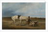 Hunting dog handler by Anonymous