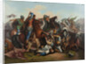 The Battle of Rudolph of Habsburg against Ottokar of Bohemia on 26 August 1278 by Anonymous