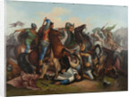 The Battle of Rudolph of Habsburg against Ottokar of Bohemia on 26 August 1278 by Anonymous