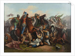 The Battle of Rudolph of Habsburg against Ottokar of Bohemia on 26 August 1278 by Anonymous