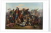 The Battle of Rudolph of Habsburg against Ottokar of Bohemia on 26 August 1278 by Anonymous