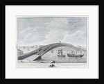 The Project of the Bridge across Neva River by Ivan Kulibin by Anonymous