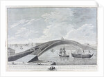 The Project of the Bridge across Neva River by Ivan Kulibin by Anonymous