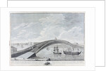 The Project of the Bridge across Neva River by Ivan Kulibin by Anonymous