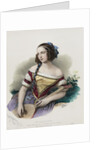 Portrait of the actress Varvara Asenkova by Anonymous
