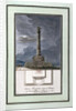 Design of the column commemorating centennial of the Battle of Poltava by Anonymous