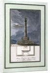Design of the column commemorating centennial of the Battle of Poltava by Anonymous