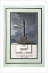 Design of the column commemorating centennial of the Battle of Poltava by Anonymous