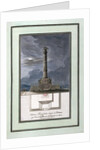 Design of the column commemorating centennial of the Battle of Poltava by Anonymous