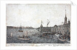 Neva River near the Peter and Paul Fortress on the day of Mid-Pentecost (Prepolovenie) Celebration by Anonymous