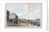 View of the Fontanka Embankment near the Simeon bridge in St. Petersburg by Anonymous