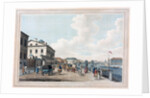 View of the Fontanka Embankment near the Simeon bridge in St. Petersburg by Anonymous