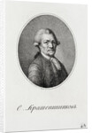 Portrait of Stepan Petrovich Krasheninnikov by Anonymous