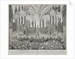 Fireworks on the Occasion of the Wedding of Grand Duke Pyotr Fyodorovitch and Grand Duchess Catherin by Anonymous