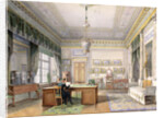 Interiors of the Winter Palace. The Study of Emperor Alexander II in the Winter Palace by Anonymous