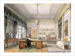 Interiors of the Winter Palace. The Study of Emperor Alexander II in the Winter Palace by Anonymous