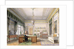 Interiors of the Winter Palace. The Study of Emperor Alexander II in the Winter Palace by Anonymous