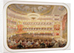 The Auditorium of the Saint Petersburg Imperial Bolshoi Kamenny Theatre by Anonymous