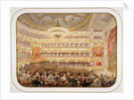 The Auditorium of the Saint Petersburg Imperial Bolshoi Kamenny Theatre by Anonymous