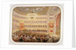 The Auditorium of the Saint Petersburg Imperial Bolshoi Kamenny Theatre by Anonymous