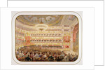 The Auditorium of the Saint Petersburg Imperial Bolshoi Kamenny Theatre by Anonymous