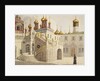The Boyar Ground and the Church of Our Saviour behind the Gold Grid in the Moscow Kremlin by Anonymous