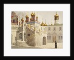 The Boyar Ground and the Church of Our Saviour behind the Gold Grid in the Moscow Kremlin by Anonymous